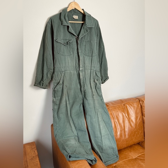 Vintage Other - Vintage Cotton Coveralls - distressed - tagged 42/33